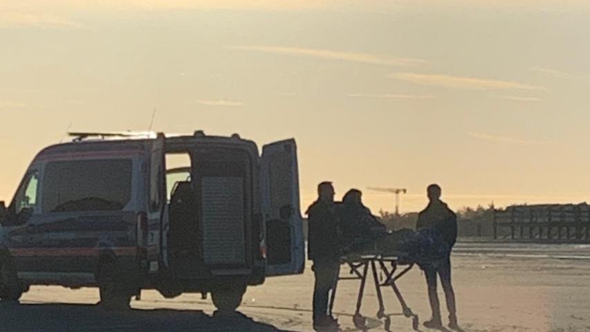 Abendstimmung am Strand von St. Peter-Ording